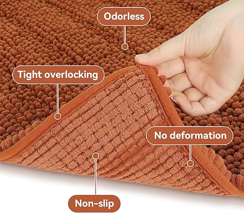 Bcoimo Chenille Bath Rug 24x17 - view 4