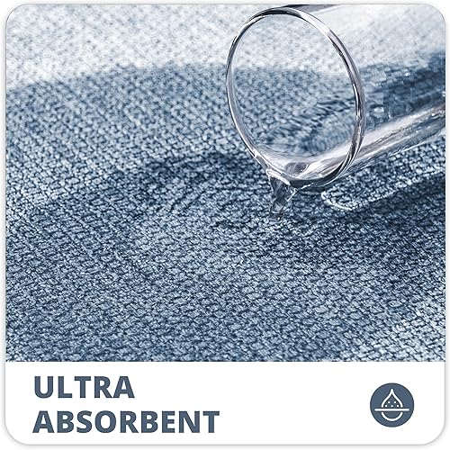 Non-Slip Bath Mat Blue 17x27 - view 3