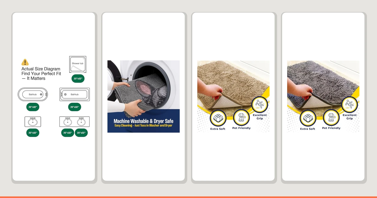 Cotton Bath Rugs vs Microfiber comparison